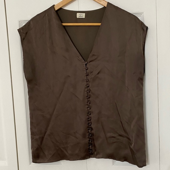 Wilfred Tops - Aritzia WILFRED | Button Down Top Small